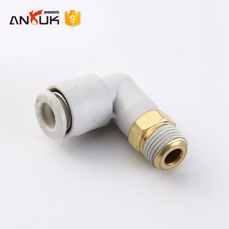 Industry quick pneumatic plastic air pipe push fitting tube connector