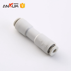 wholesale air fitting push in connector coupling pneumatic plastic fitting