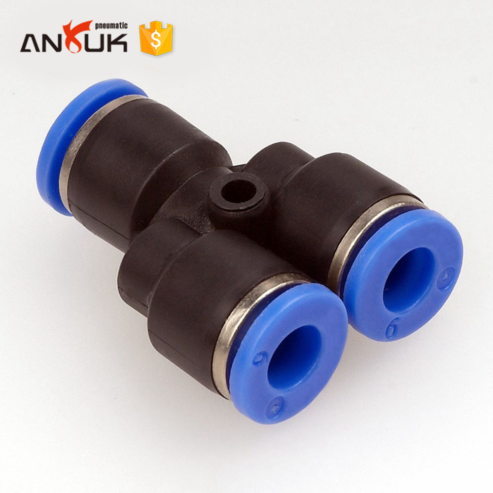 PW series pneumatic one touch Y type quick tube connect from China ...