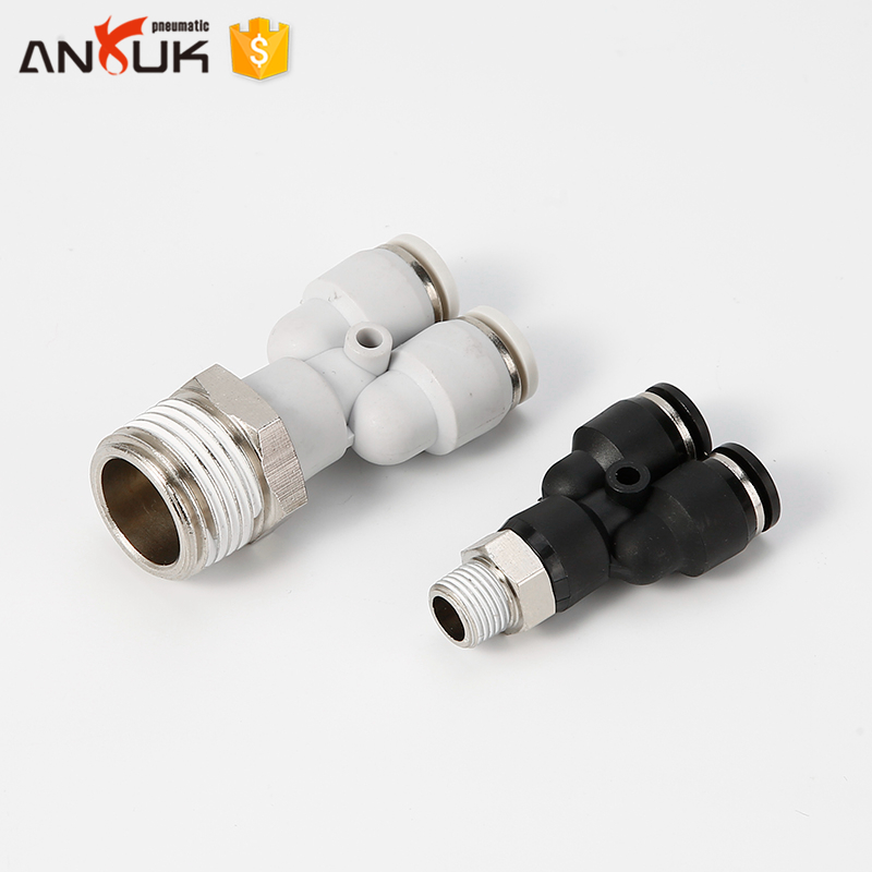 Y type pneumatic fitting air fitting