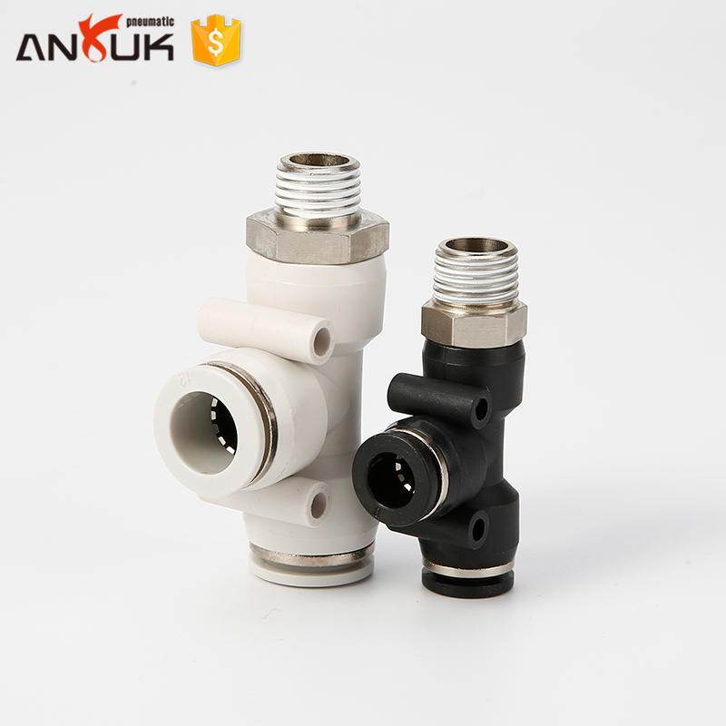 3 way air hose connector pneumatic quick air fitting